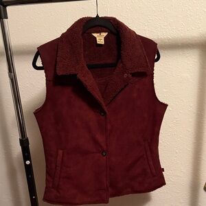 Woolrich Burgundy Women's Vest